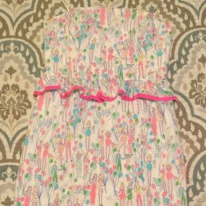 Lily Pulitzer Pop Lowe Peplum Dress